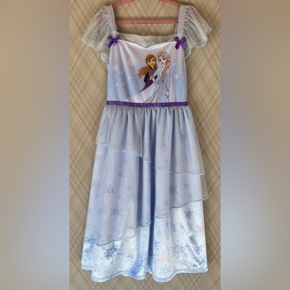 Disney Frozen - Frozen blue play dress up gown (Size 6x)